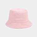 Cappello a secchiello rosa da donna in spugna con ricamo mama bianco fashion - Taglia unica / Rosa