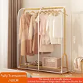 Transparent dustproof clothes cover for garment racks, sized 60x50x150cm in clear material - Clear / L60xW50xH150cm