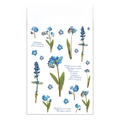 Blaue Vergissmeinnicht PET Aufkleber für Scrapbooking und DIY Tagebuch Dekoration - Vergissmeinnicht
