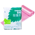 Five rolls of pink PE disposable garbage bags with thickened leak-proof design - Type 50 (5 Rolls) / Pink