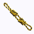 Giocattolo in corda di cotone giallo e nero con doppio nodo per cani di taglia grande - 55-60cm (450g) / Giallo e Nero