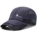 Cappellino da baseball in mesh traspirante blu scuro per sport con tessuto ad asciugatura rapida - Regolabile / Blu navy