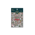 5D embossed Christmas nail stickers with Santa Claus and reindeer designs, model TS-947 - TS-947 Santa Claus Embossed