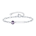 Silver - February (Purple)