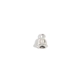 Pendentif cloche argenté poli en acier inoxydable pour création de bijoux DIY - Petit Muguet Type B / Acier