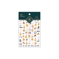 Adesivi per nail art con animali cartoon panda e coniglio su confezione Pro TENSOR - Stile a Rilievo 3D Animale del Fumetto (MN-085F)