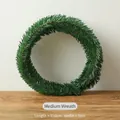 Ghirlanda natalizia artificiale verde da 5,5m con densi aghi in PVC per decorazioni fai-da-te - 6cm Larghezza/Medio