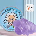 Transparent purple crystal slime handgunk toy in 50g metal tin with DIY accessories - Amethyst
