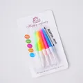 5-pack colorful spiral birthday candles with holders for cake decoration, 4cm long - Colorful Mixed Spiral Candle / 5 Pcs Set / Colorful