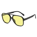 Montura Negra Lentes Amarillas