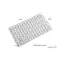 Molde de silicona con 26 letras alfabeto mariposa para llaveros de resina artesanales - Placa Completa Mariposa Doble Agujero - Estilo Alfabeto