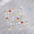 Pegatinas 3D en relieve para uñas con botones y patrones de frutas TS-4061 - Serie de Botones Lindos (TS-4061)