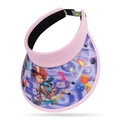 Pink and purple 3D cartoon skateboard sun visor with adjustable buckle for kids - Adjustable / Light Purple