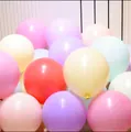Multi-color macaron balloon arch set in pastel pink purple and mint for birthday parties - 18 Inch/9g/10 Pieces / Macaron Mixed Colors