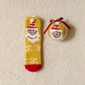 Talla única / Adulto Amarillo Papá Noel (con Bola)