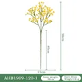 Artificial babys breath flower in yellow 58cm length for home wedding decoration - AHB1909 Series / Yellow