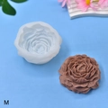 Stampo in silicone medio a forma di peonia per sapone fai da te e decorazioni - Taglia M