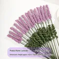 Handmade crochet lavender flower stalk for Mother's Day gift and home decor - Light Purple Lavender Single Stem