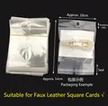 Transparent 10x14cm self-sealing bags for hair clips with hanging hole, 100pcs pack - 10*14 With Hanging Hole Bag (approx. 100pcs)