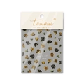 Stickers nail art japonais roses dorées MS-111 avec motifs floraux adhésifs - Fleurs de Rose Vintage (MS-111)