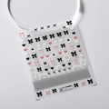 Pegatinas 3D para uñas TS-2403 con lazos de perlas y corazones en una lámina de calidad - Nuevo Estilo de Lazo de Perla en Relieve (TS-2403)