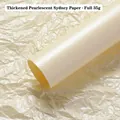 Thickened 35g pearlescent white tissue paper for floral and gift inner lining - Thickened Pearlescent Sydney Paper [Creamy Rice]
