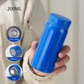 Mini 200ml royal blue stainless steel vacuum insulated pocket flask for daily use - 200ml / Sapphire Blue