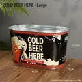 41x25x23.5cm Black (COLD BEER HERE-Large)