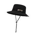 Cappello parasole nero ad asciugatura rapida con laccio regolabile e etichetta Natural Life - 58cm / Nero
