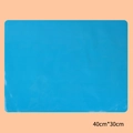 Tappetino per impastare in silicone blu cielo alimentare ispessito da 40x30 cm - Tappetino Blu 40*30cm