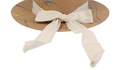 Handmade woven straw hat featuring colorful ink splash patterns and cream bow decoration - 56-58cm / Colorful Splatter Straw Hat with Beige Bow (AB41)