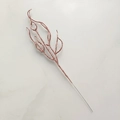 Rose gold glitter decorative branch for Christmas tree and wedding festive party decor - Pink