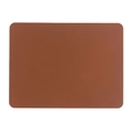 Brown rectangular silicone placemat for kids and pets with rounded corners - Coffee