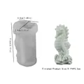 Moule en silicone hippocampe pour résine ou plâtre avec dimensions pour décors DIY - Hippocampe