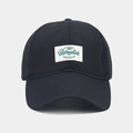 Detalle de orificios de ventilación y parche Paradise en la gorra transpirable de secado rápido - Ajustable / Negro