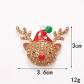 D2055 Christmas Deer (Gold)