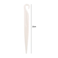 Beige 22cm adjustable bread slicer tool with hook design made of durable plastic material - Hook Type Cake Stripping Knife / White