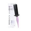 Pink matte hair roller brush with black bristles and pointed handle for styling - Purple (Gen 2)
