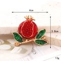 Dimensioni dettagliate ciondolo melograno strass: larghezza 4cm, altezza 3.8cm, 13g - D2735 Melograno (Senza Strass)