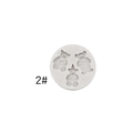 Cartoon teddy bear silicone mold with three poses for creative baking and DIY crafts - Style 2 Three Bears Round (A399) / Gray