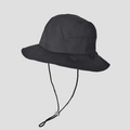 Détail d'un chapeau de randonnée avec tissu à séchage rapide et cordon coupe-vent réglable - M(56-58cm) / Noir