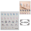 5D holographic mermaid nail stickers DIY cute shell adhesive decals for nail art decoration - Cartoon Sticker (RJ-0024) / 60X60mm