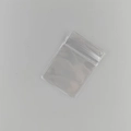 Transparent PVC jewelry storage bag with airtight zip seal and hanging hole for accessories - 4*6cm with Side Hole