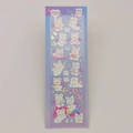 Cute laser cartoon stickers with devil character patterns for decorative journaling - Rabbit Little Devil