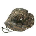 Makroaufnahme des Boonie Hats mit digitalem Tarnmuster, Belüftungslöchern und Band - M (56-58cm) / Kaffee Digital Tarnung