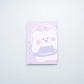 Mini creative memo pad featuring a pink astronaut bear cartoon for cute student stationery - Astronaut Bear (SR2008-34)
