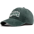 Gorra de béisbol vintage verde oscuro en algodón lavado con bordado Florida Original 01 - Ajustable / Verde