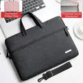 Borsa porta PC da 14 pollici grigio scuro con tracolla e fascia per trolley valigia - Grigio Scuro con tracolla