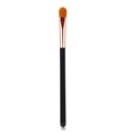 Pro tongue-shaped concealer brush with orange bristles and rose gold ferrule - Concealer Brush Black/Gold