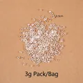 Transparent 0.3cm acrylic crushed ice cubes for DIY food props in 3g bags - 3g Pack / 0.3cm Miniature Ice